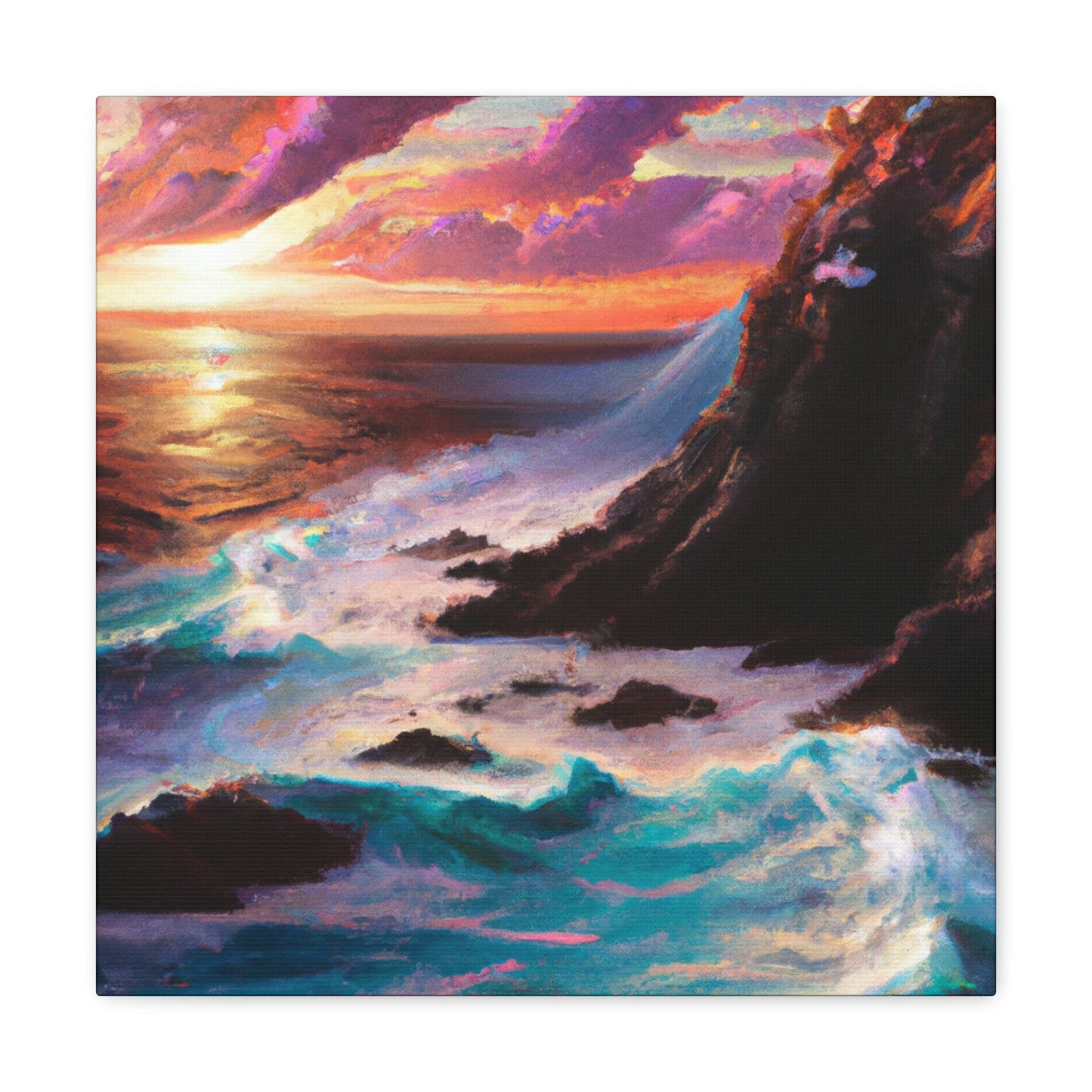 Sculpted Sublime Sunrise - Canvas