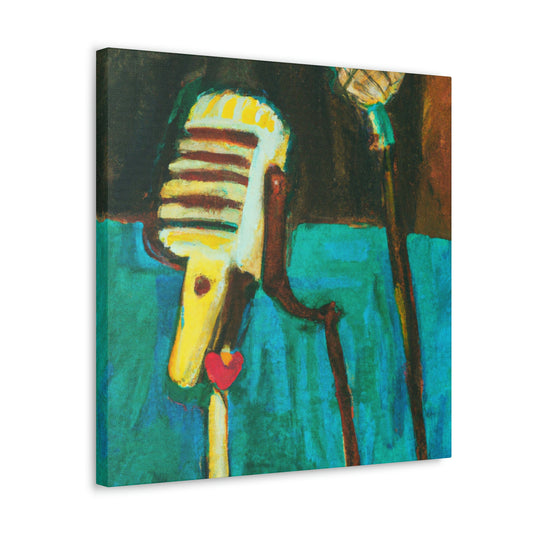 The Mic and Mood - Canvas