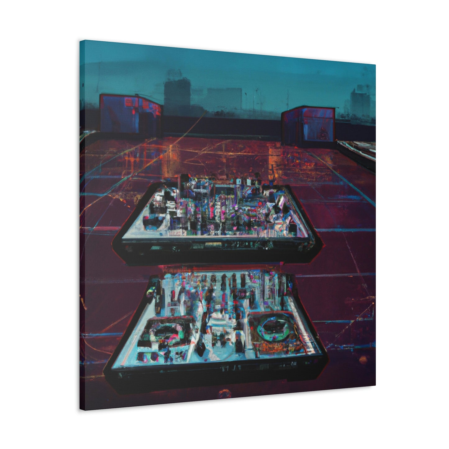 Electric Board Symphony - Canvas