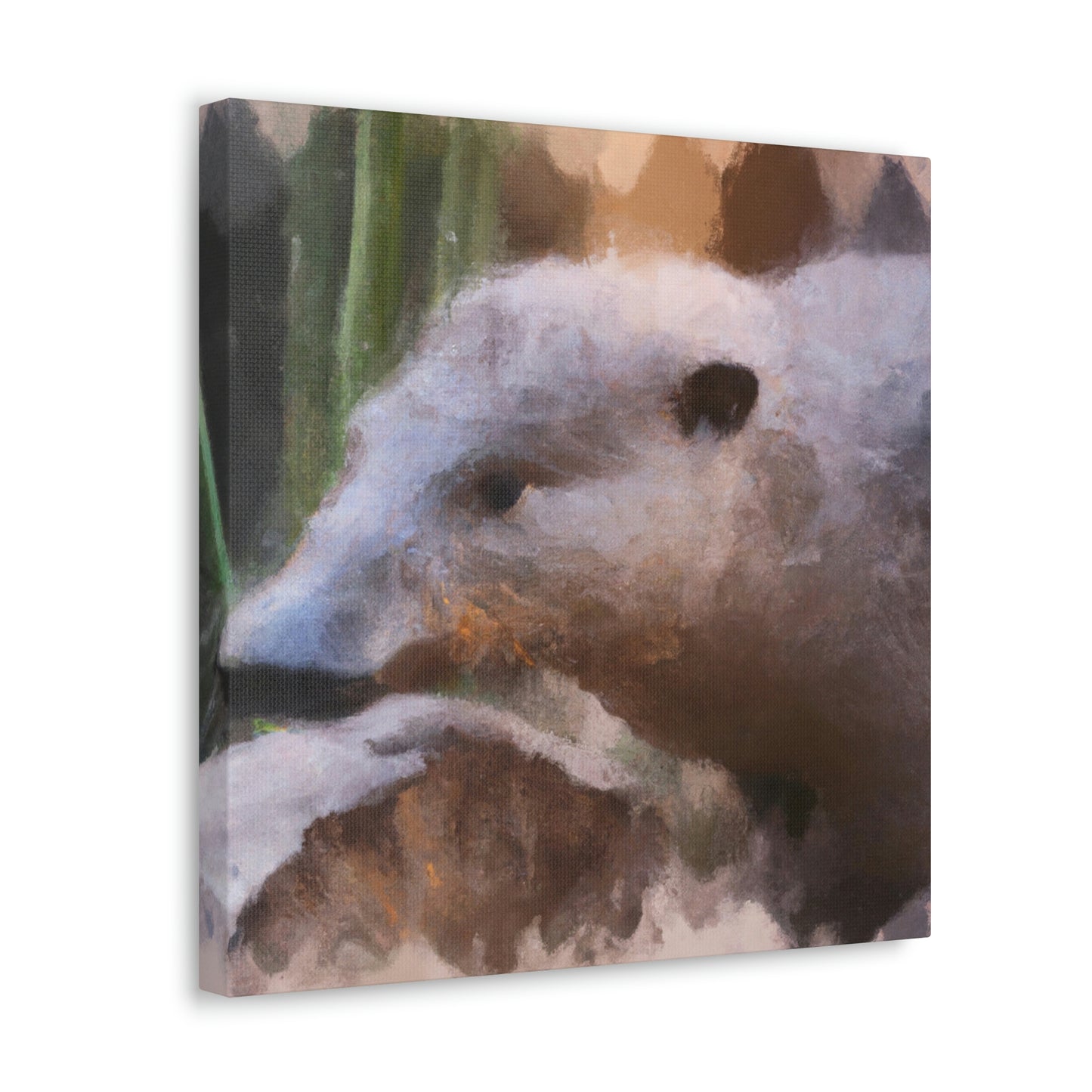 "Platypus Portrait Abstract" - Canvas