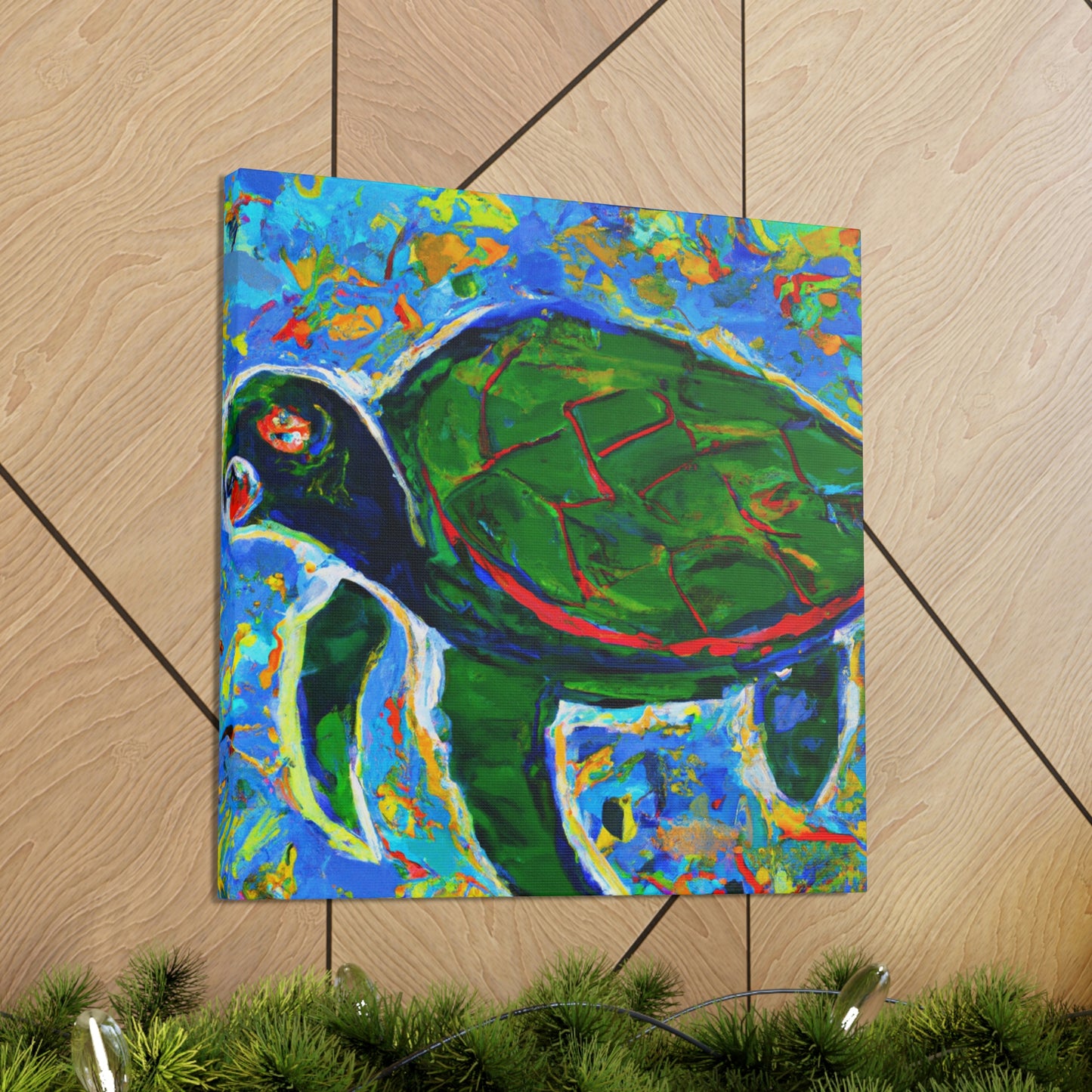 "Sea Turtle Emergence" - Canvas