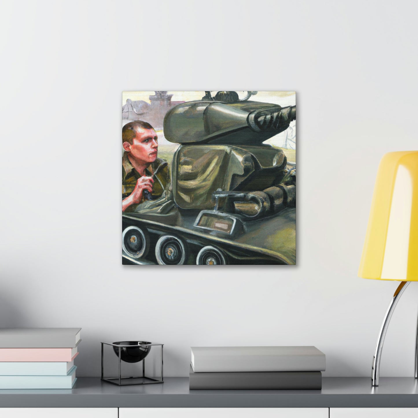 "Tank Operator Dreamscape" - Canvas