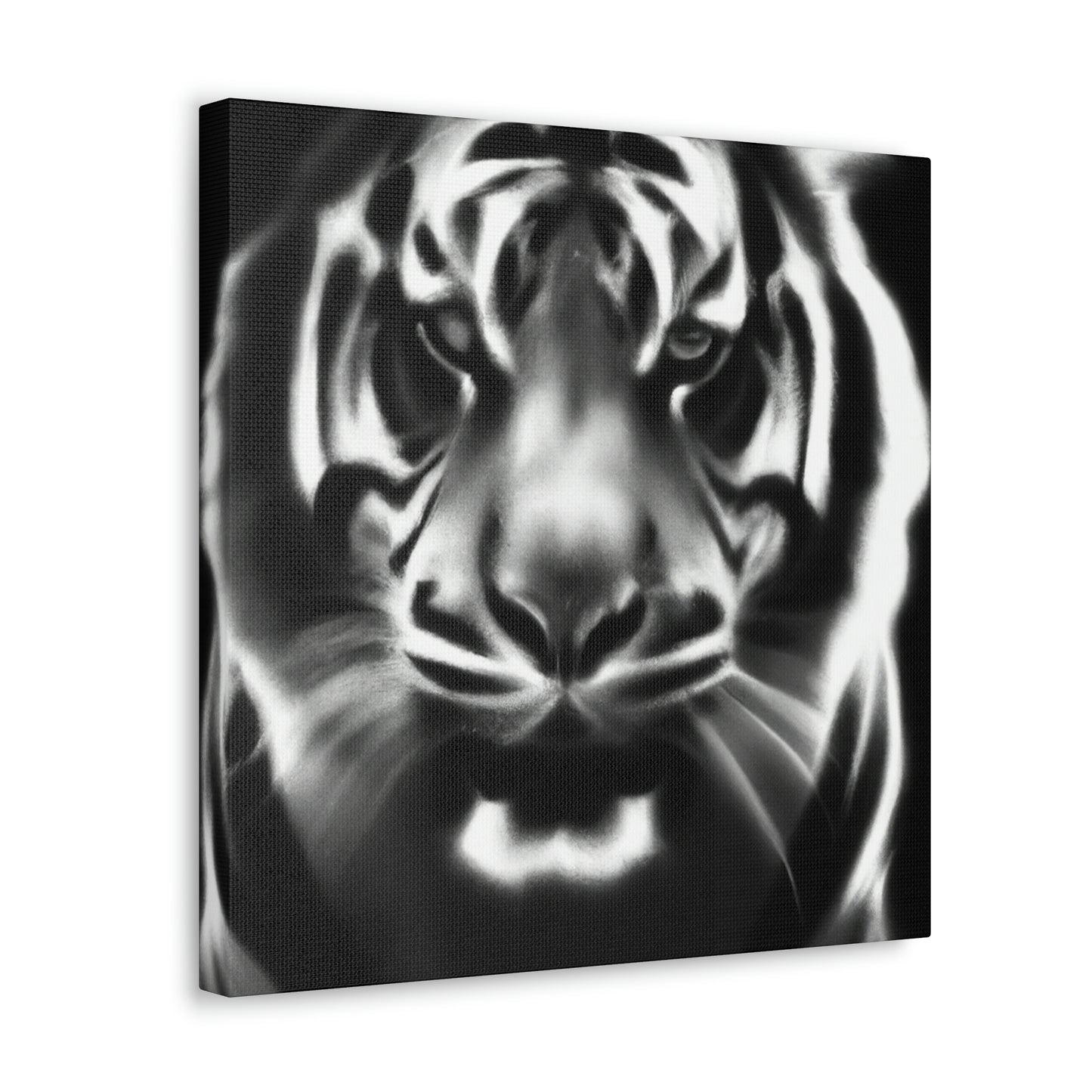 "Majestic Bengal Tiger Scene" - Canvas