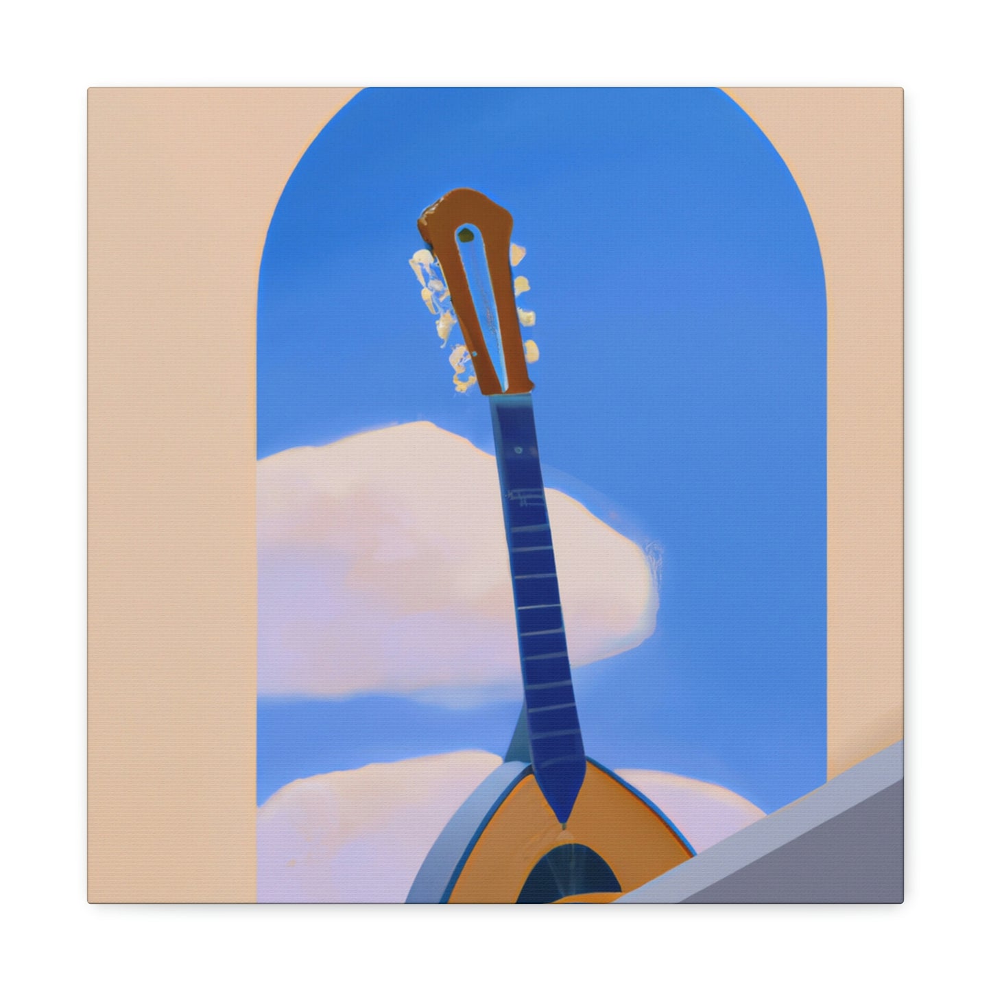 Mandolin of Minimalism - Canvas