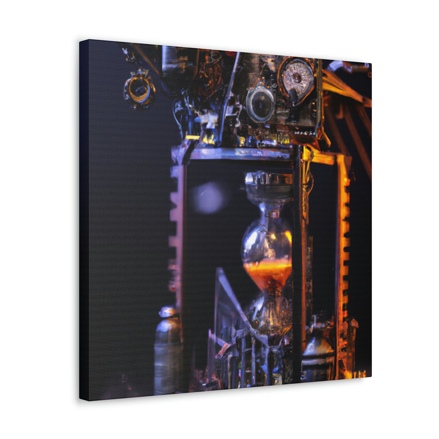 Mechanical Time Machine Art - Canvas