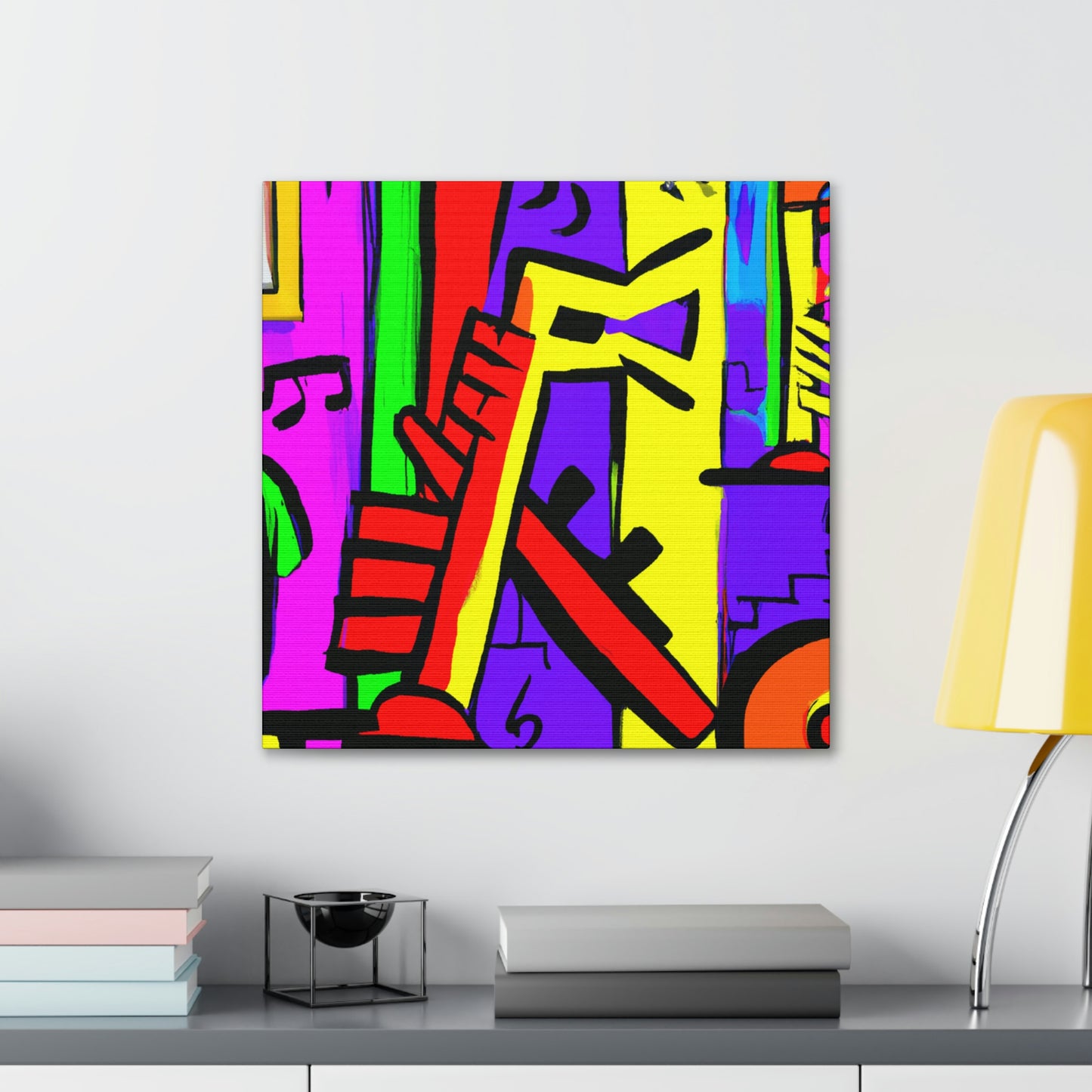 "Flute in Fauvist Hues" - Canvas