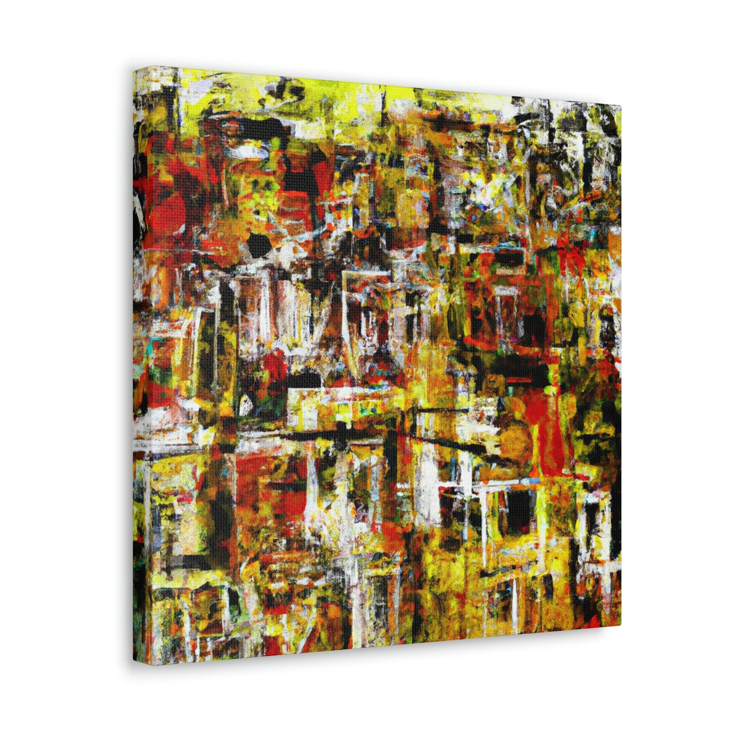 "Colonial Abstract Expressionism" - Canvas