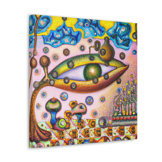 "Surreal Pointillist Dream" - Canvas