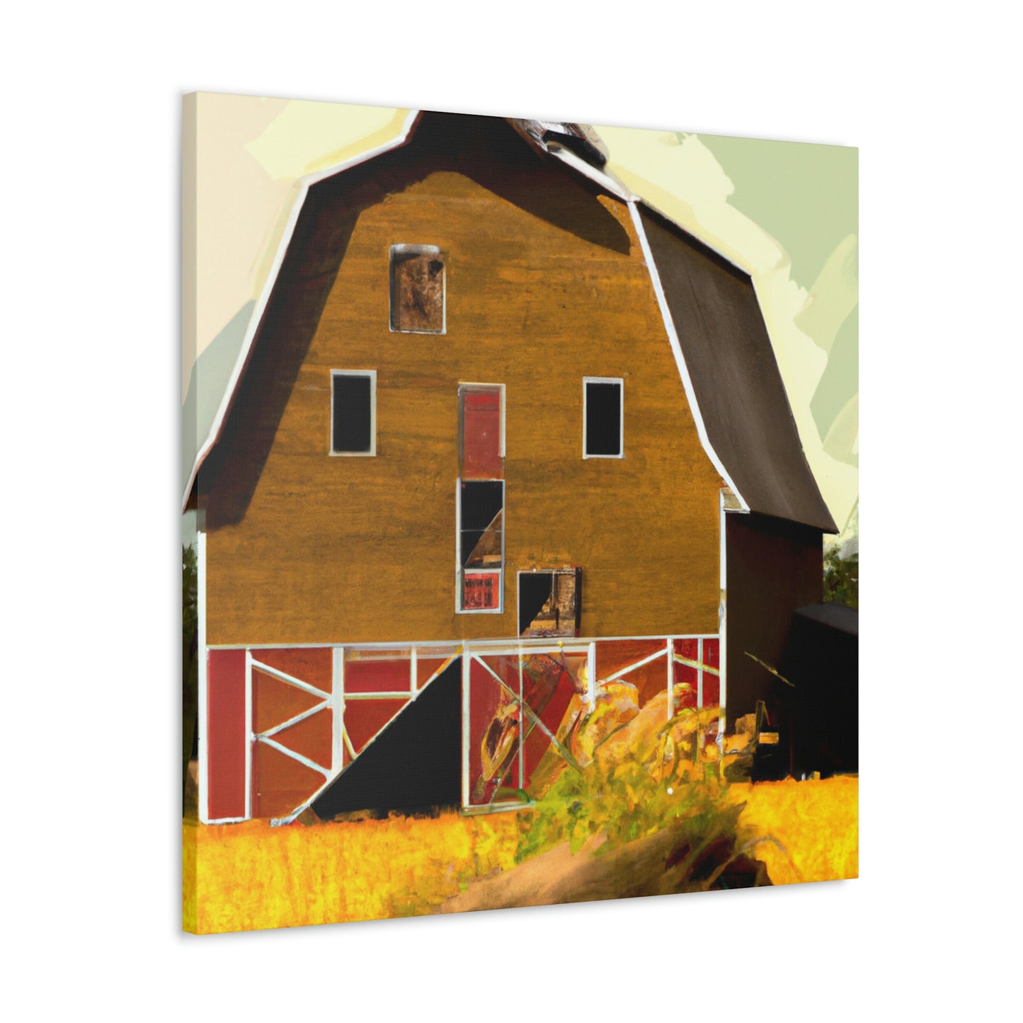 "Barn in Splendor" - Canvas