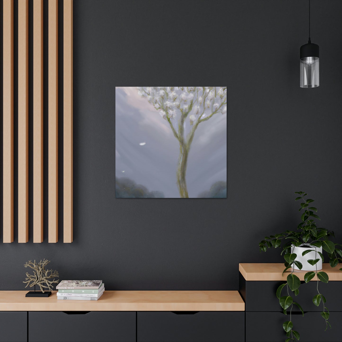 "Magnolia's Mystic Bloom" - Canvas