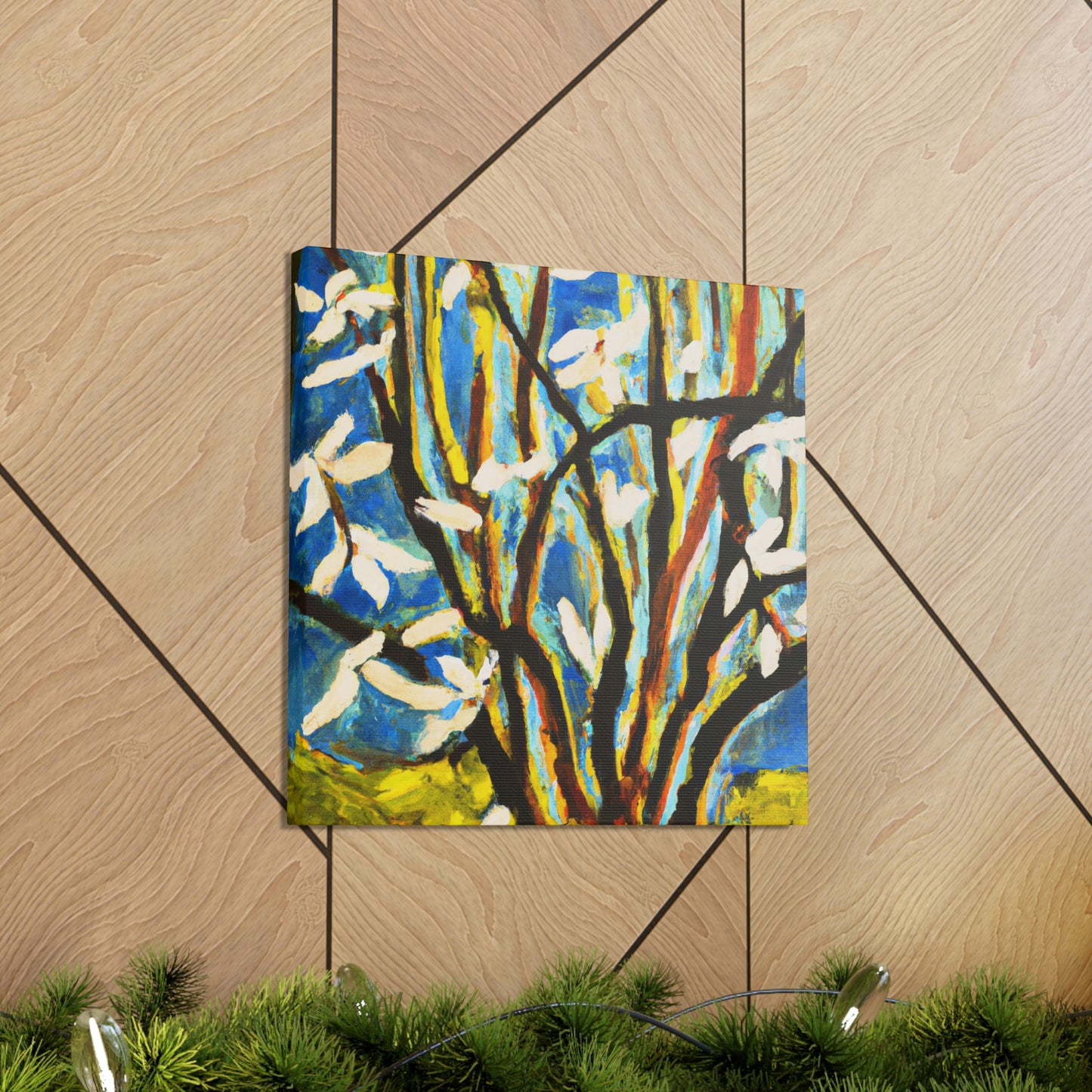 Dogwood in Expressionism - Canvas