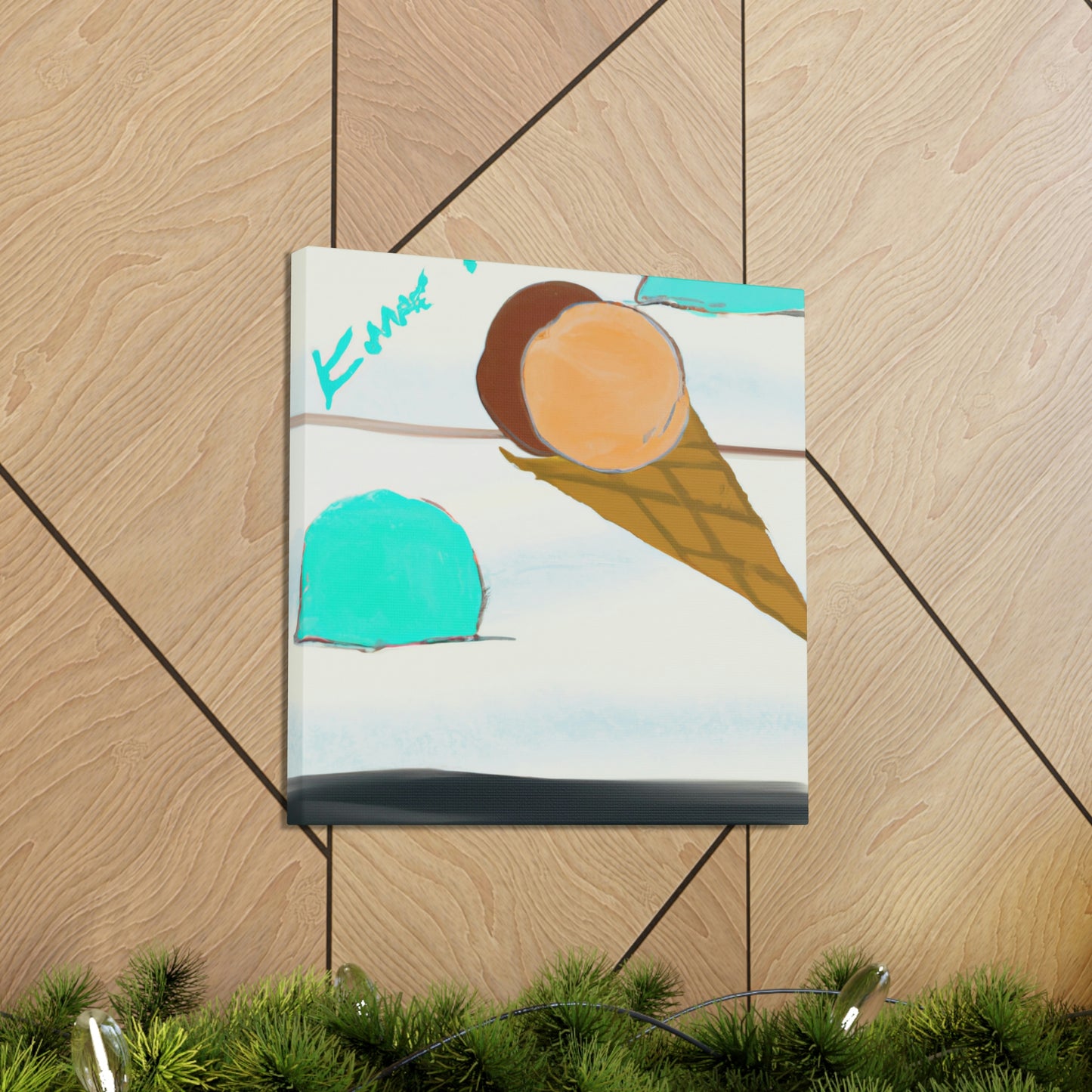 "Ice Cream Escape” - Canvas