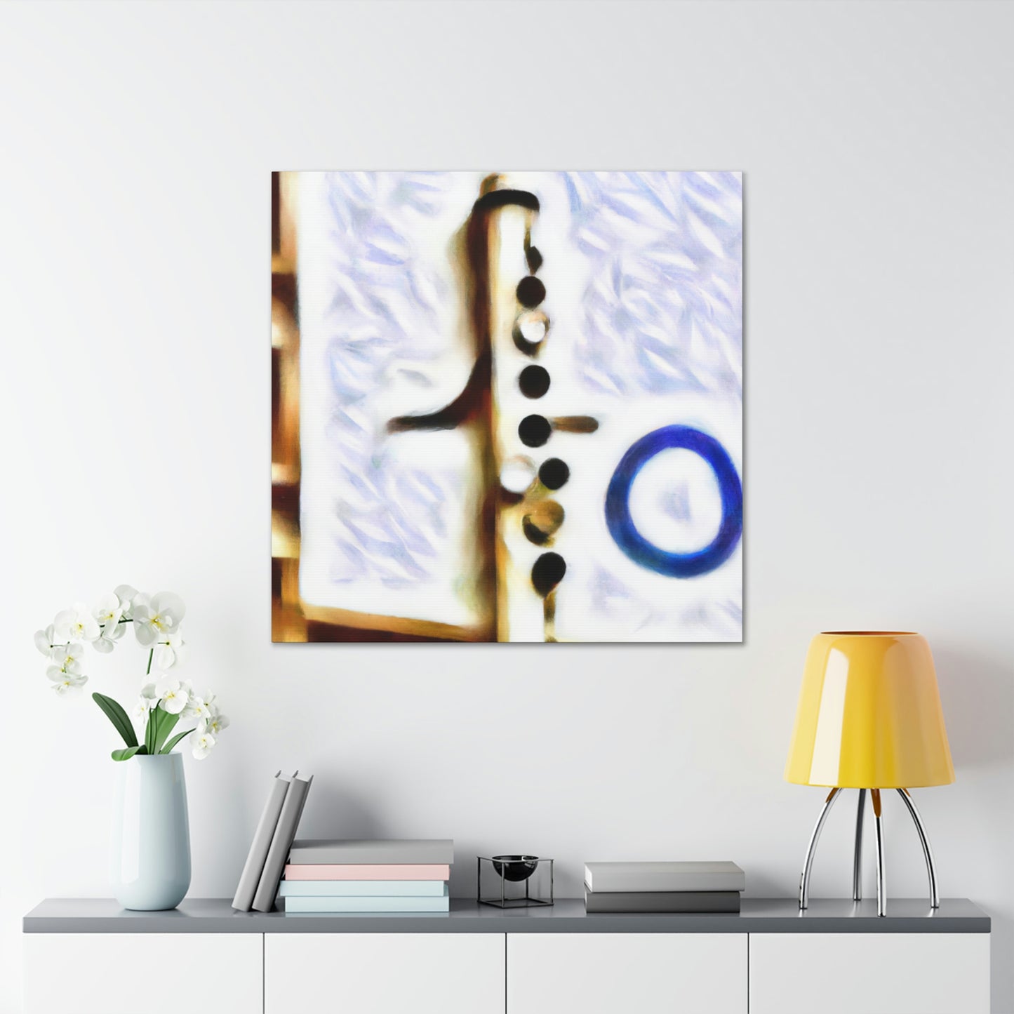 "Flute's Melodic Tones" - Canvas