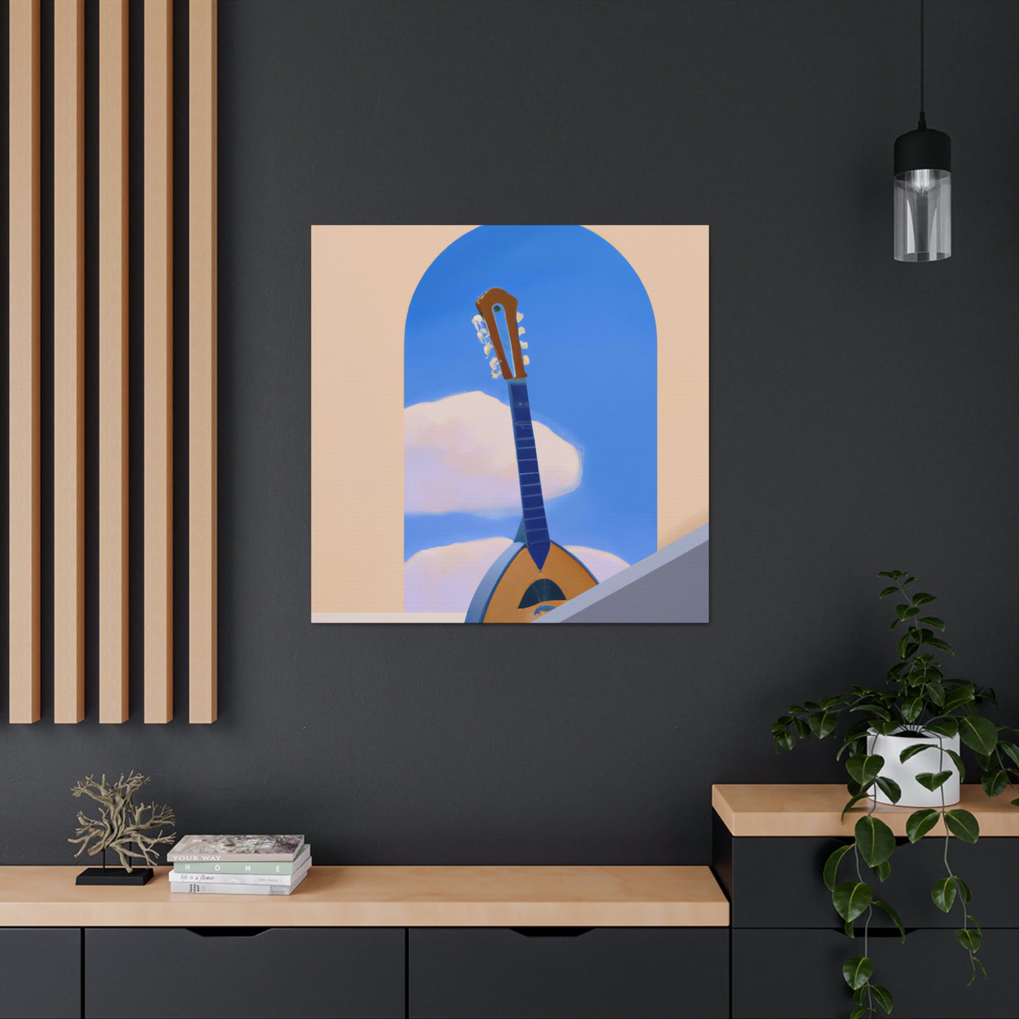 Mandolin of Minimalism - Canvas