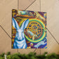 Rabbit in Neoclassicism - Canvas