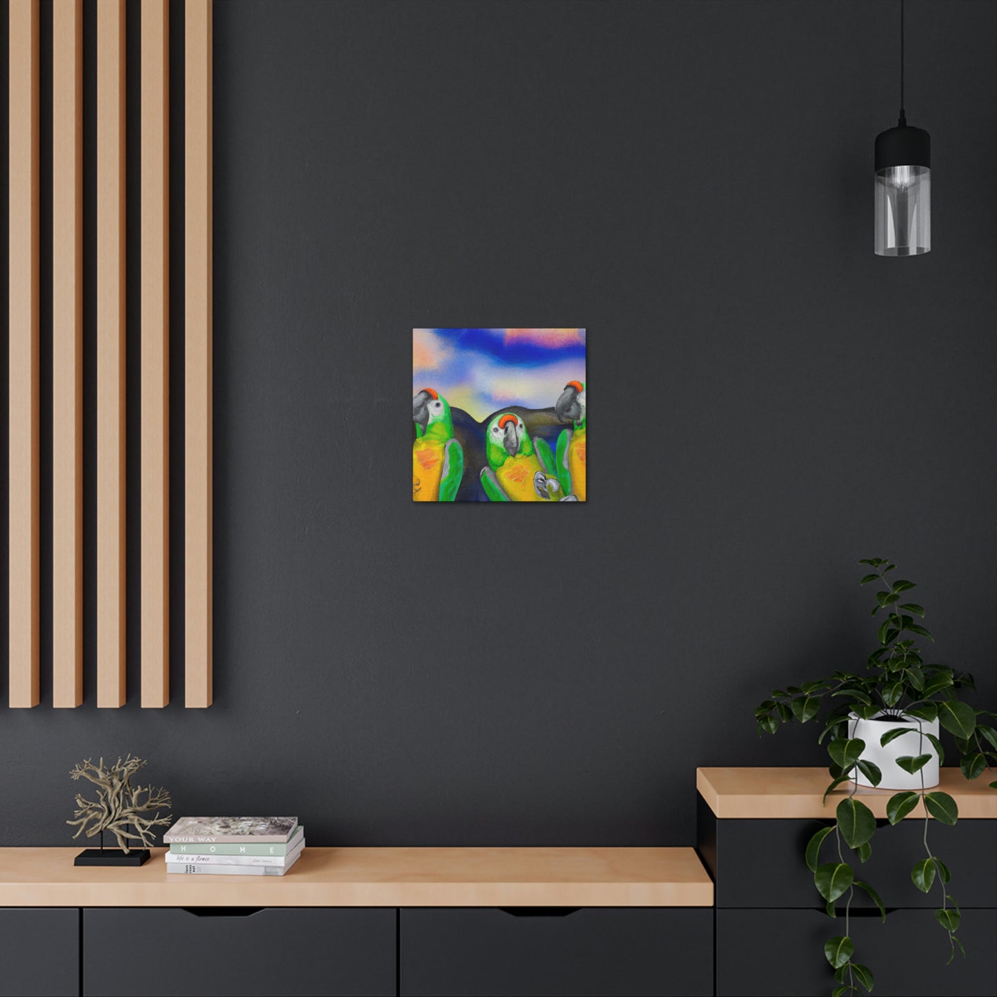 Parrots of Paradise Surreal - Canvas