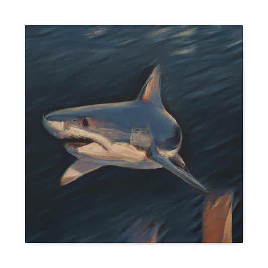 "Shark in the Ocean" - Canvas