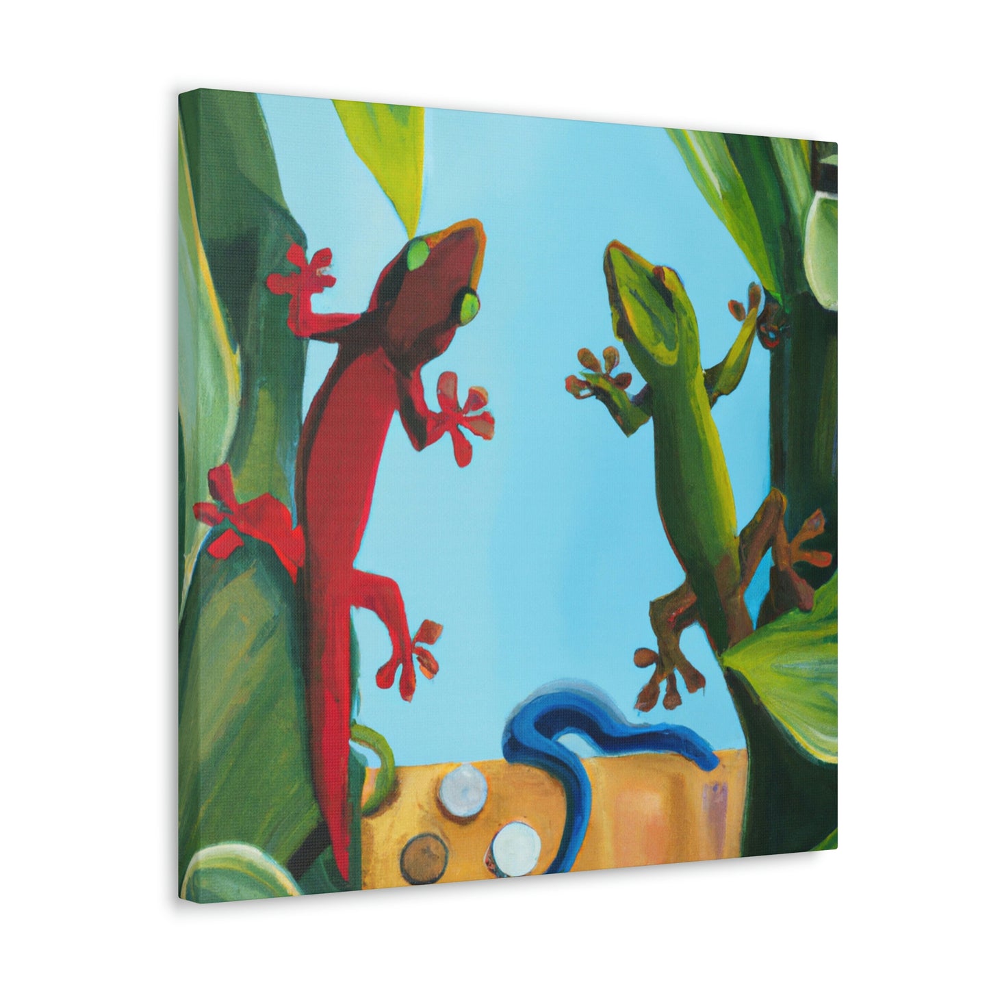 "Geckos on Canvas" - Canvas