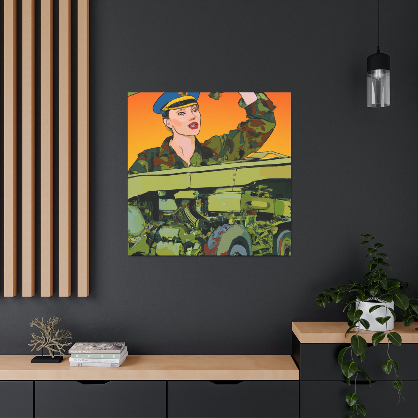 Mechanic in Pop Art - Canvas