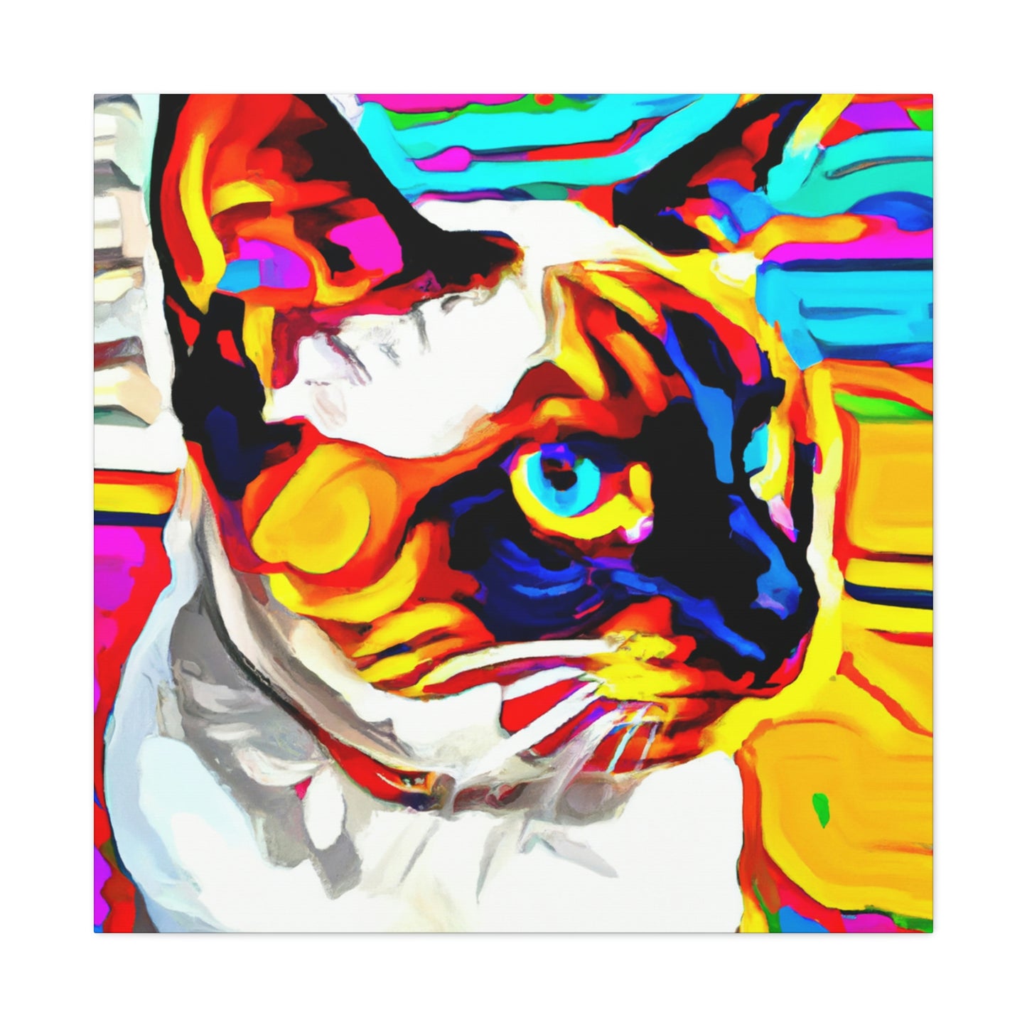 Siamese in Impressionism - Canvas