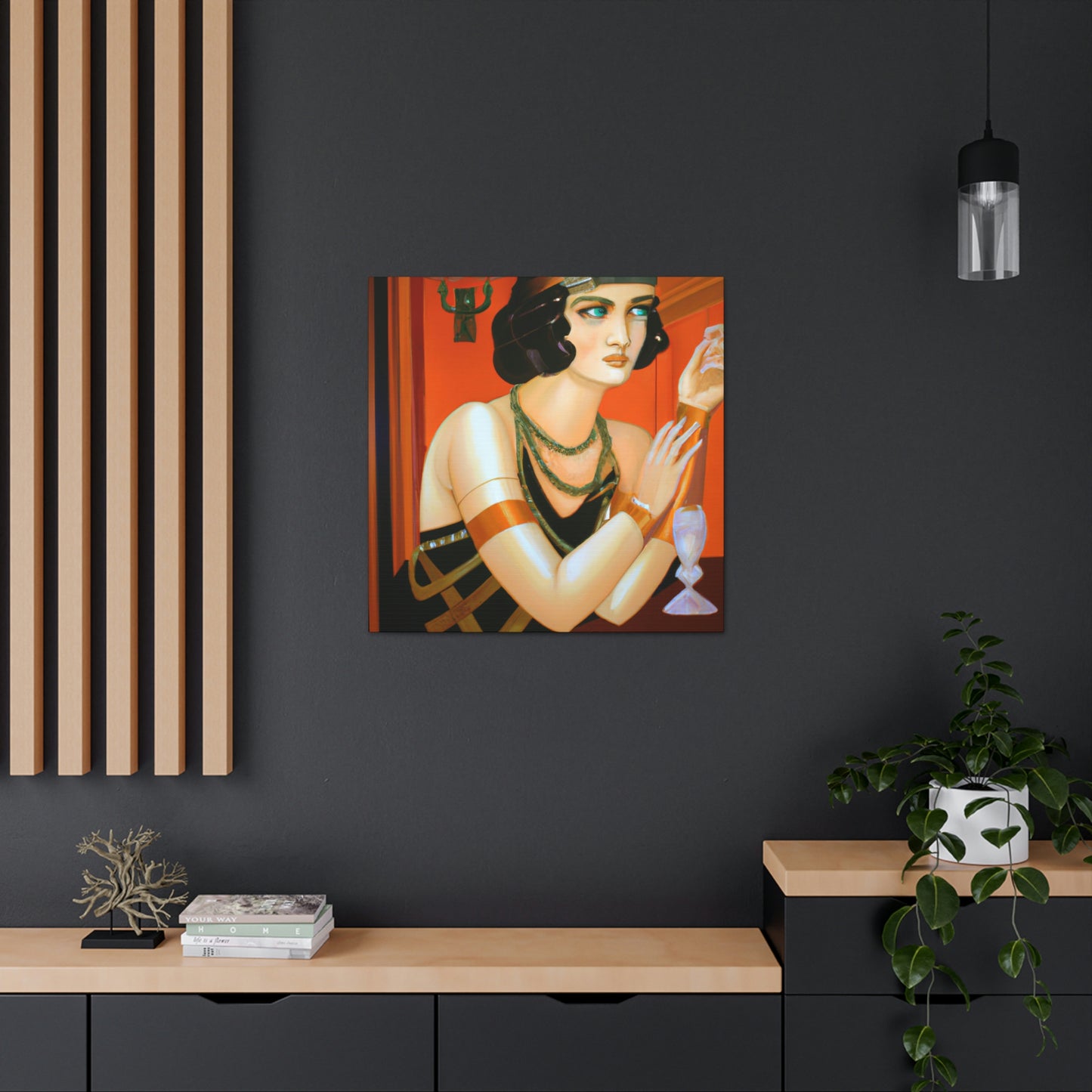 "Colonial Deco Splendor" - Canvas