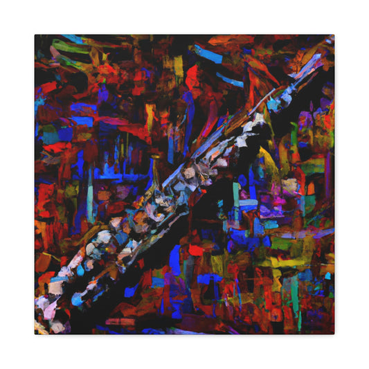 Serenading the Flute - Canvas