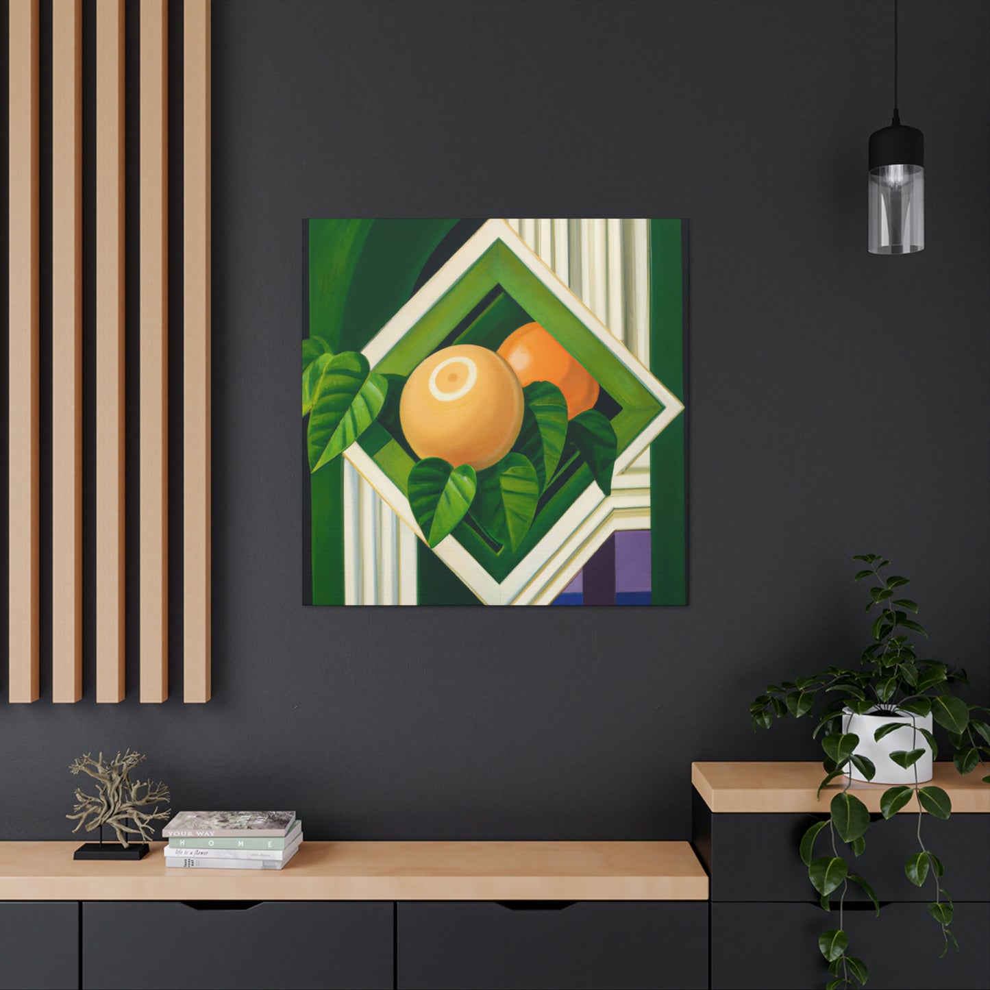 Luscious Art Deco Fruit - Canvas