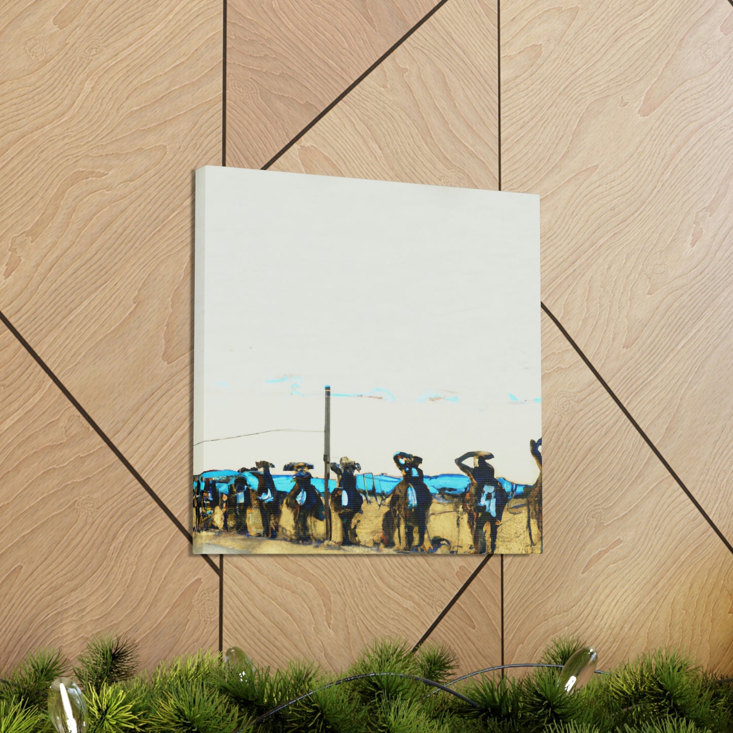 "Picket Line Protest Art" - Canvas