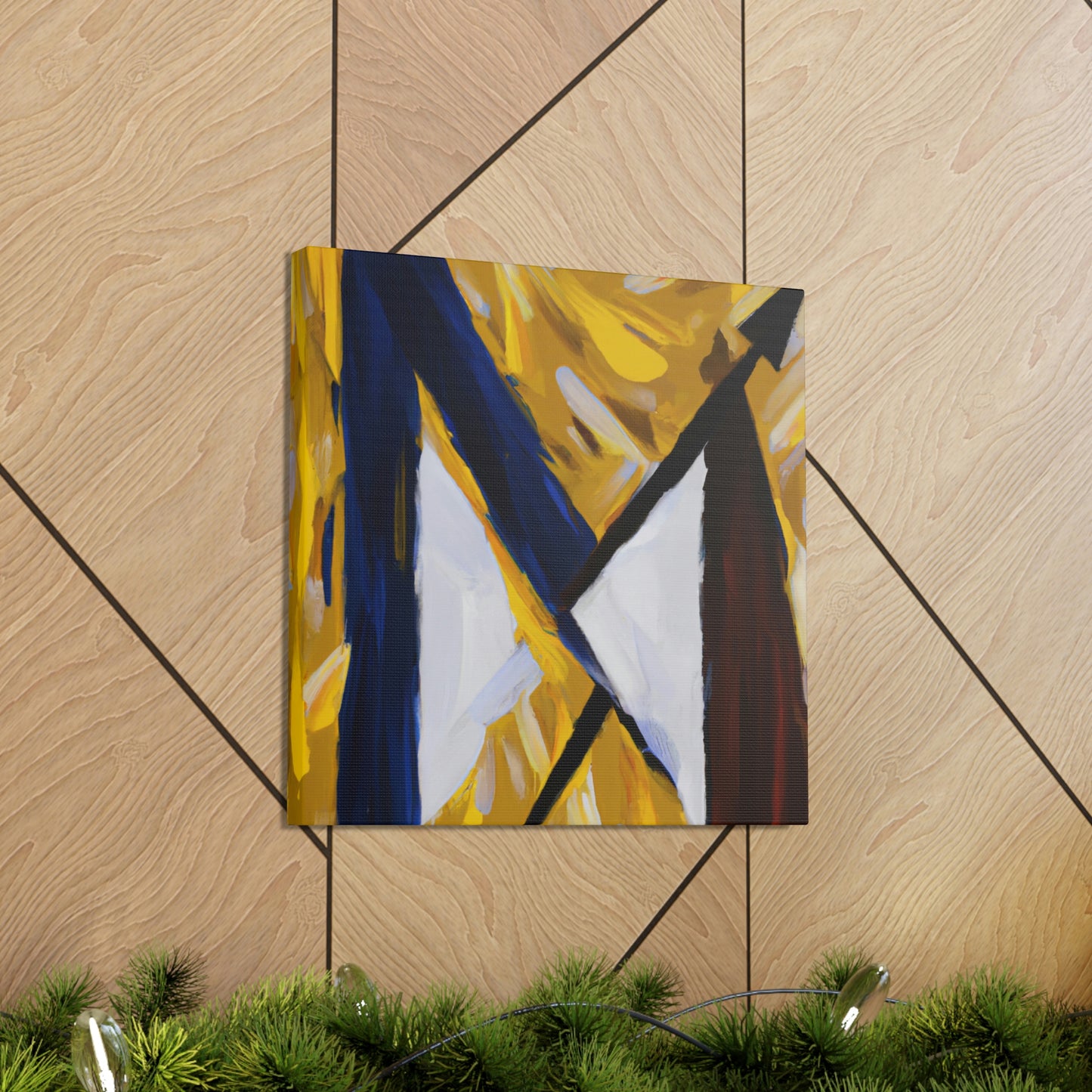 "Abstract Expression of M." - Canvas