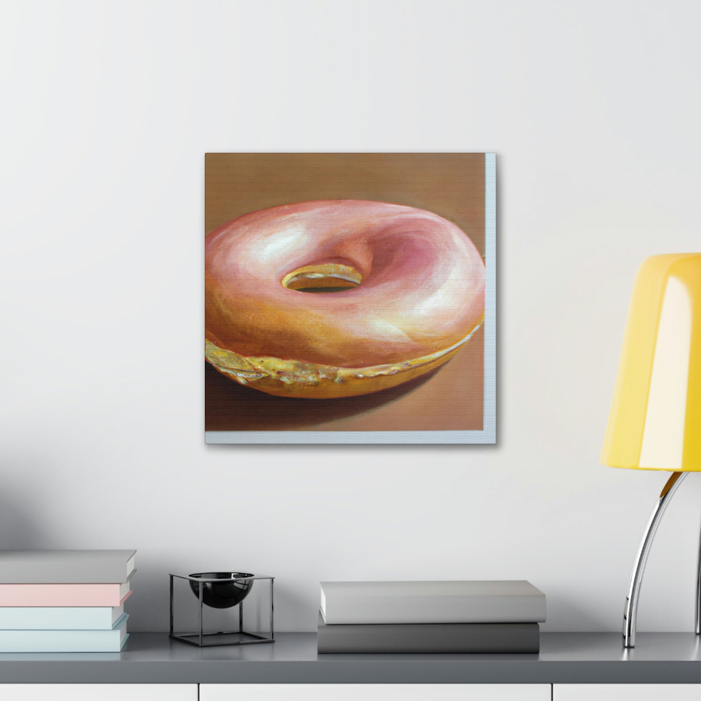 "Chocolate Frosted Doughnut" - Canvas