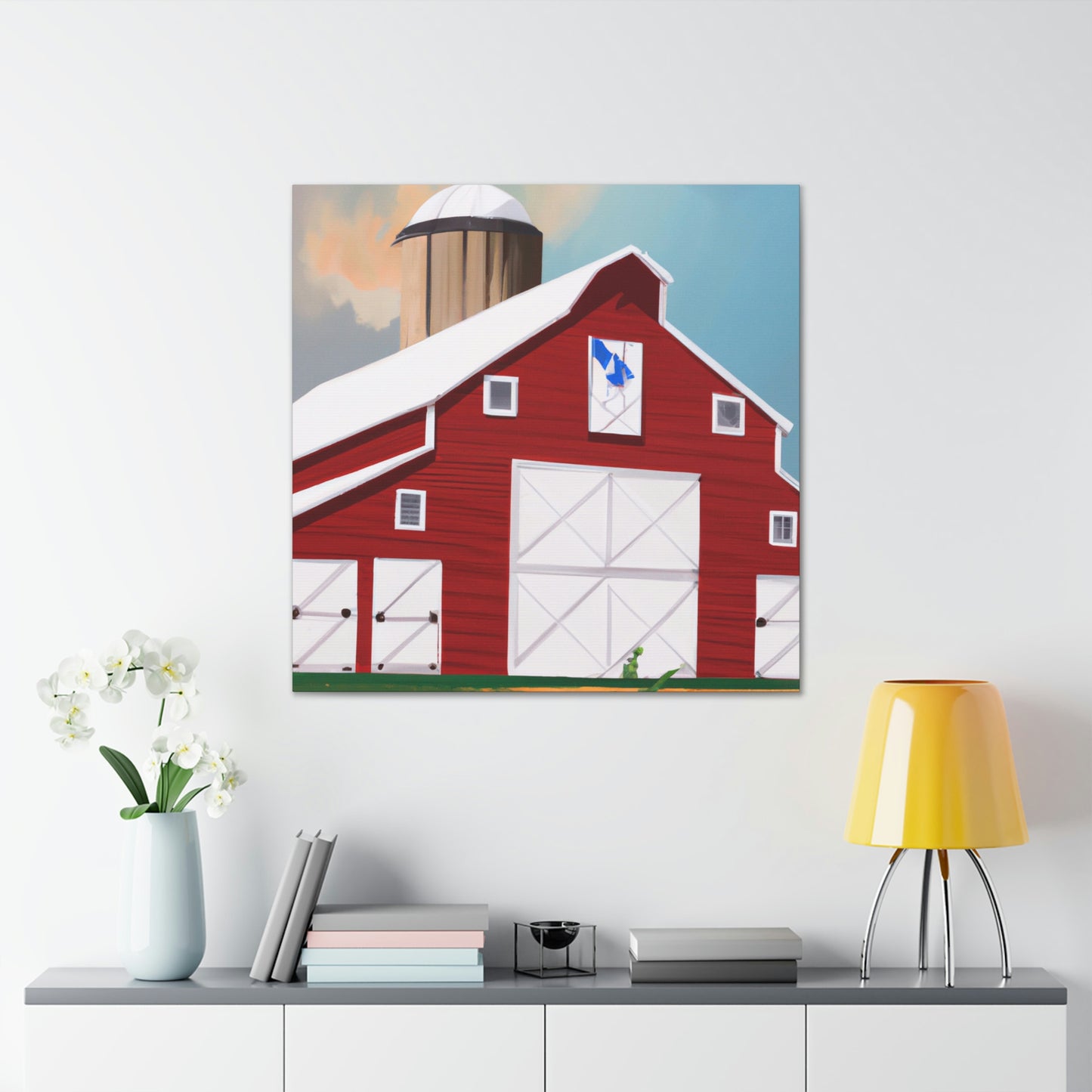 "Barn of Shining Gold" - Canvas