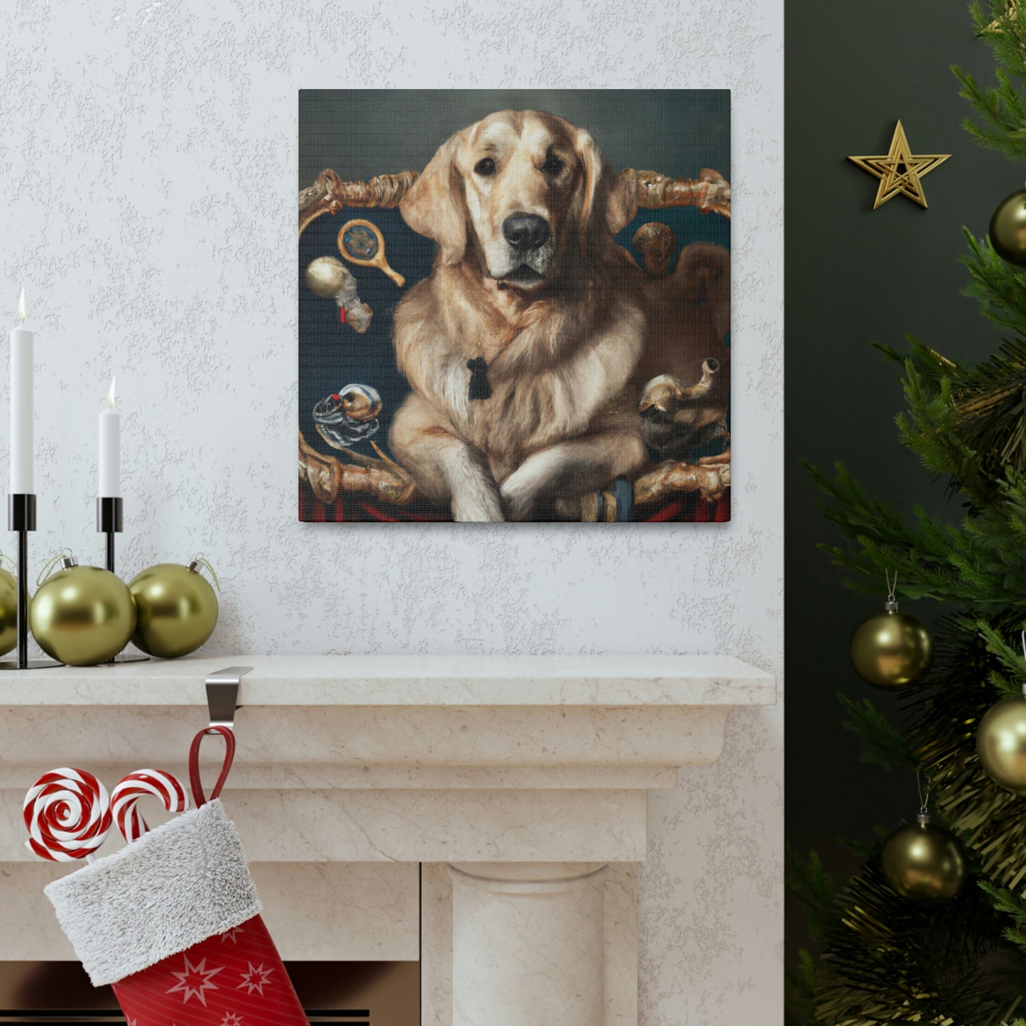 Golden Retriever Grace - Canvas