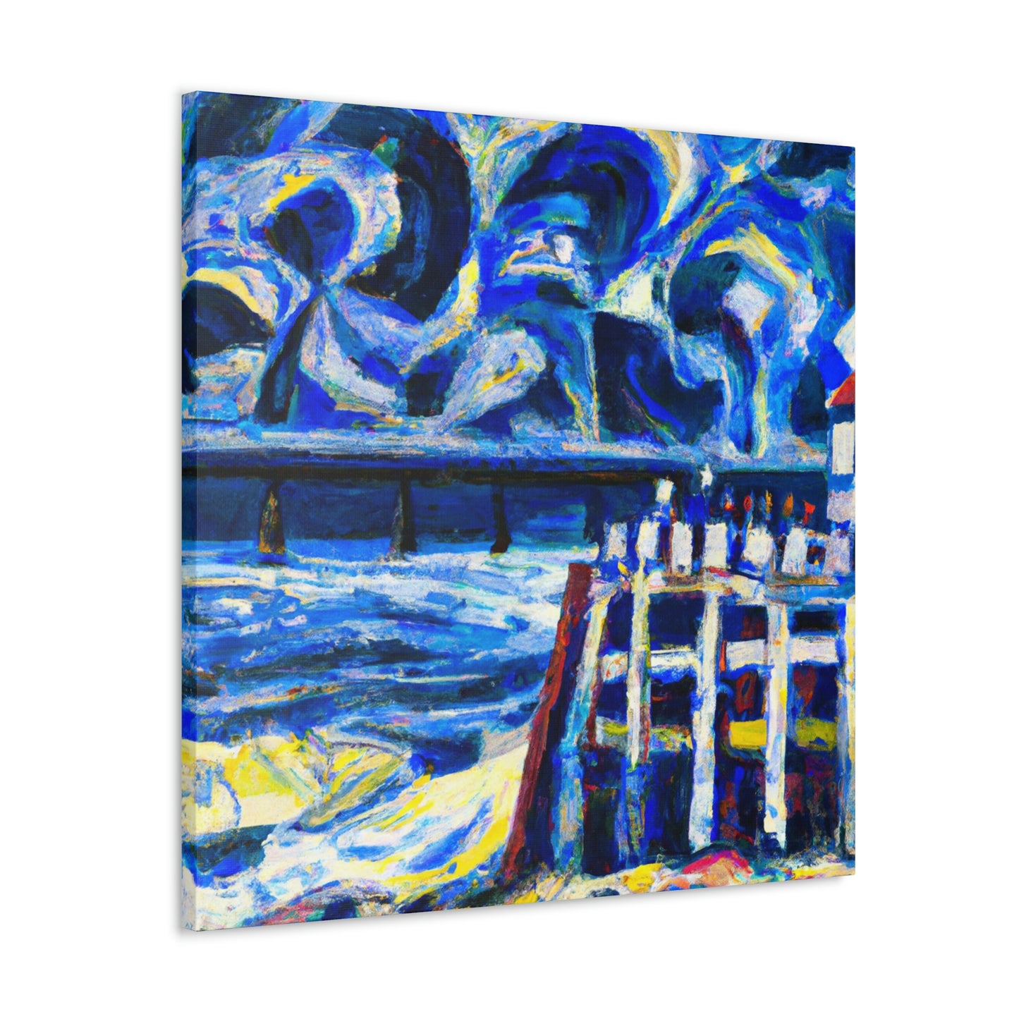 Seawall by Expressionism - Canvas