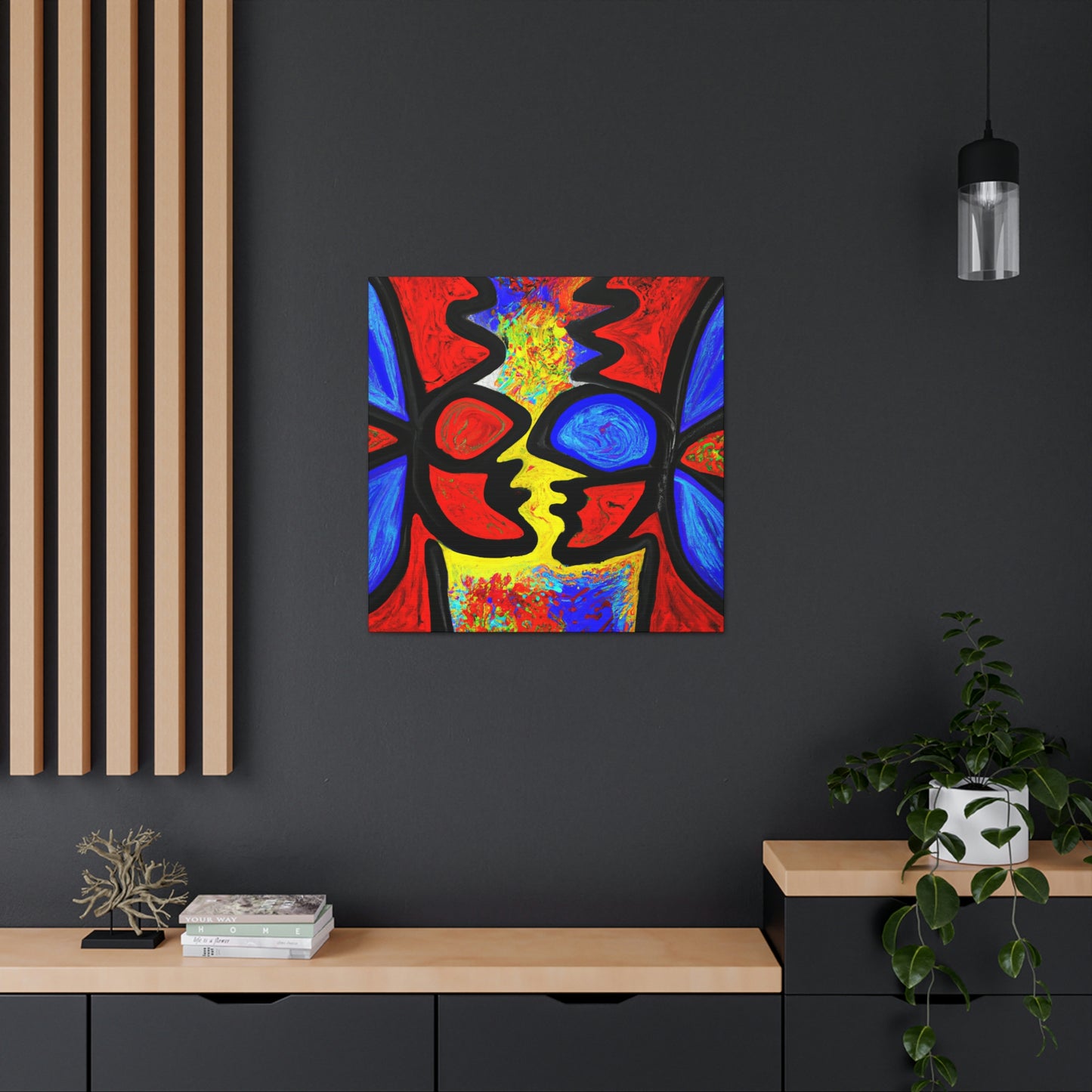 Love Winged Embraces - Canvas