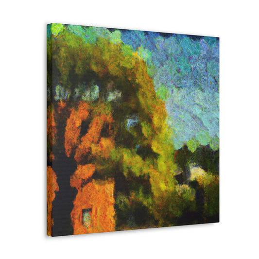 Oak Tree Splendor. - Canvas