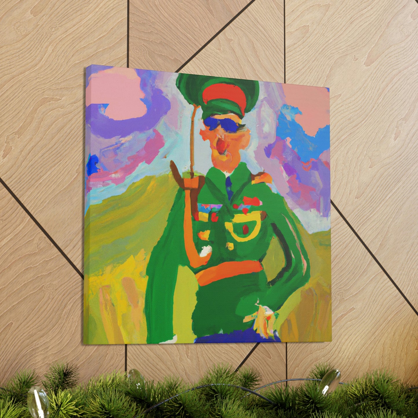 "Artilleryman in Fauvism" - Canvas