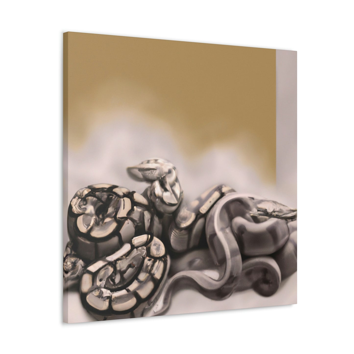 "Snake in Mystic Slumber" - Canvas