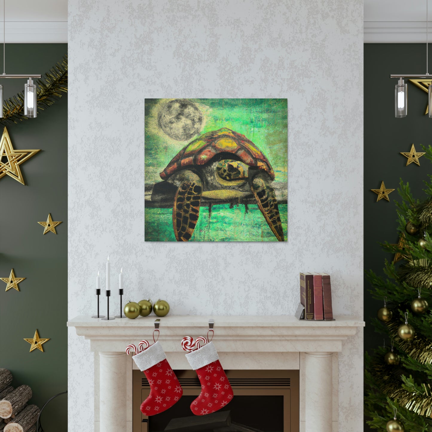 Steampunk Sea Turtle Voyage - Canvas