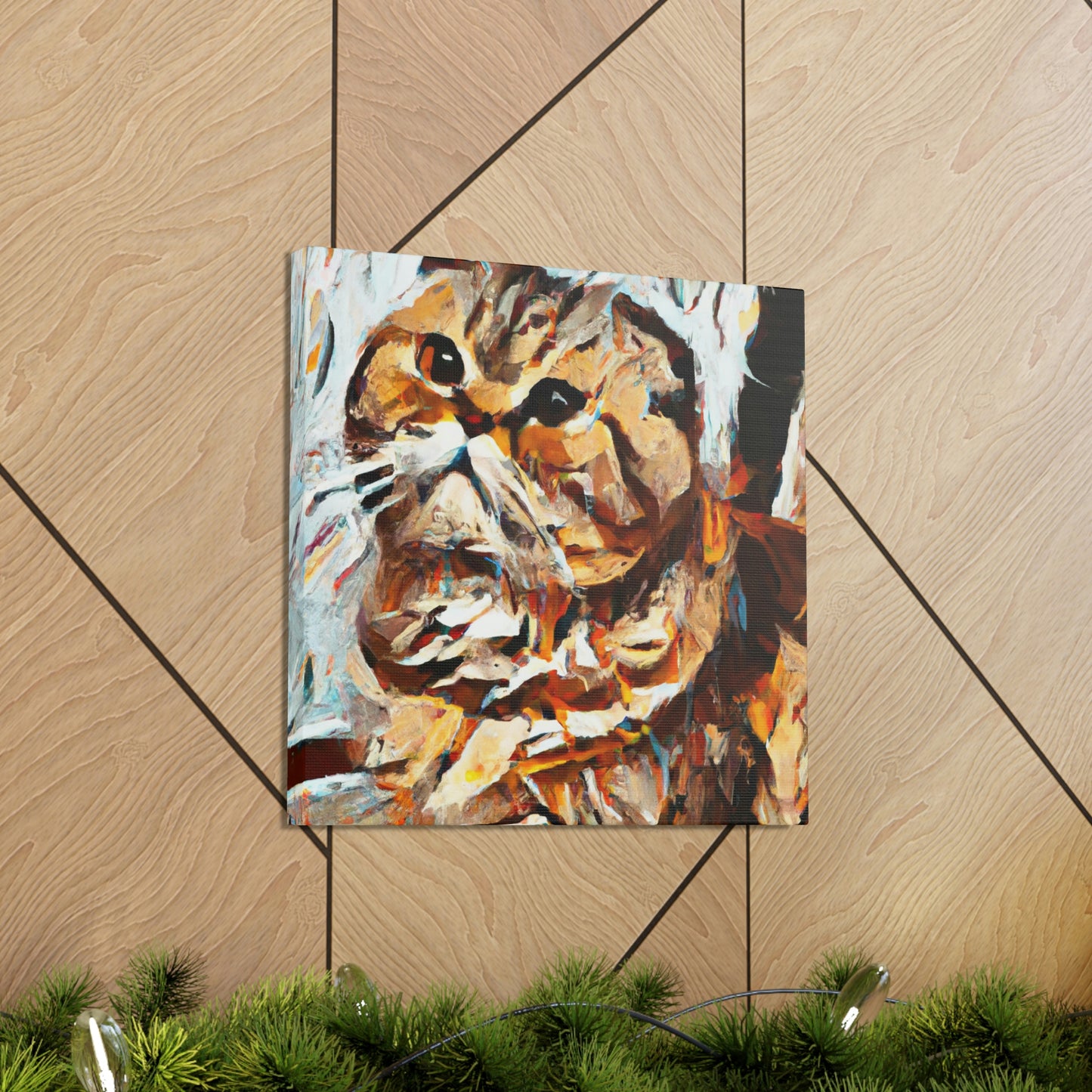 Scottish Fold Abstraction - Canvas