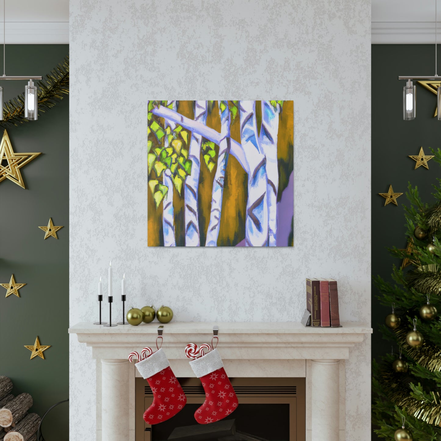 Birch Tree Splendor - Canvas