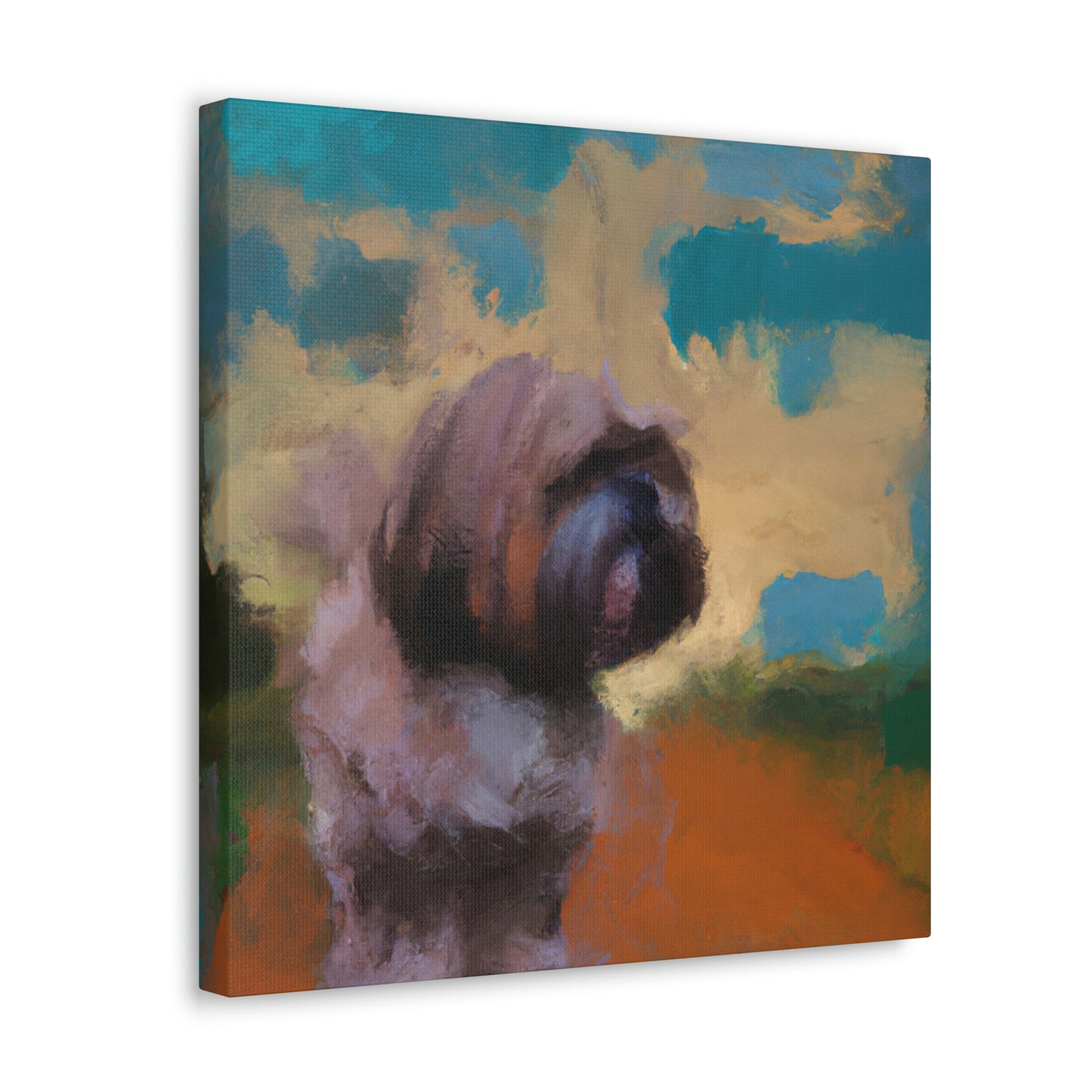 Fur and Whimsy Shih - Canvas