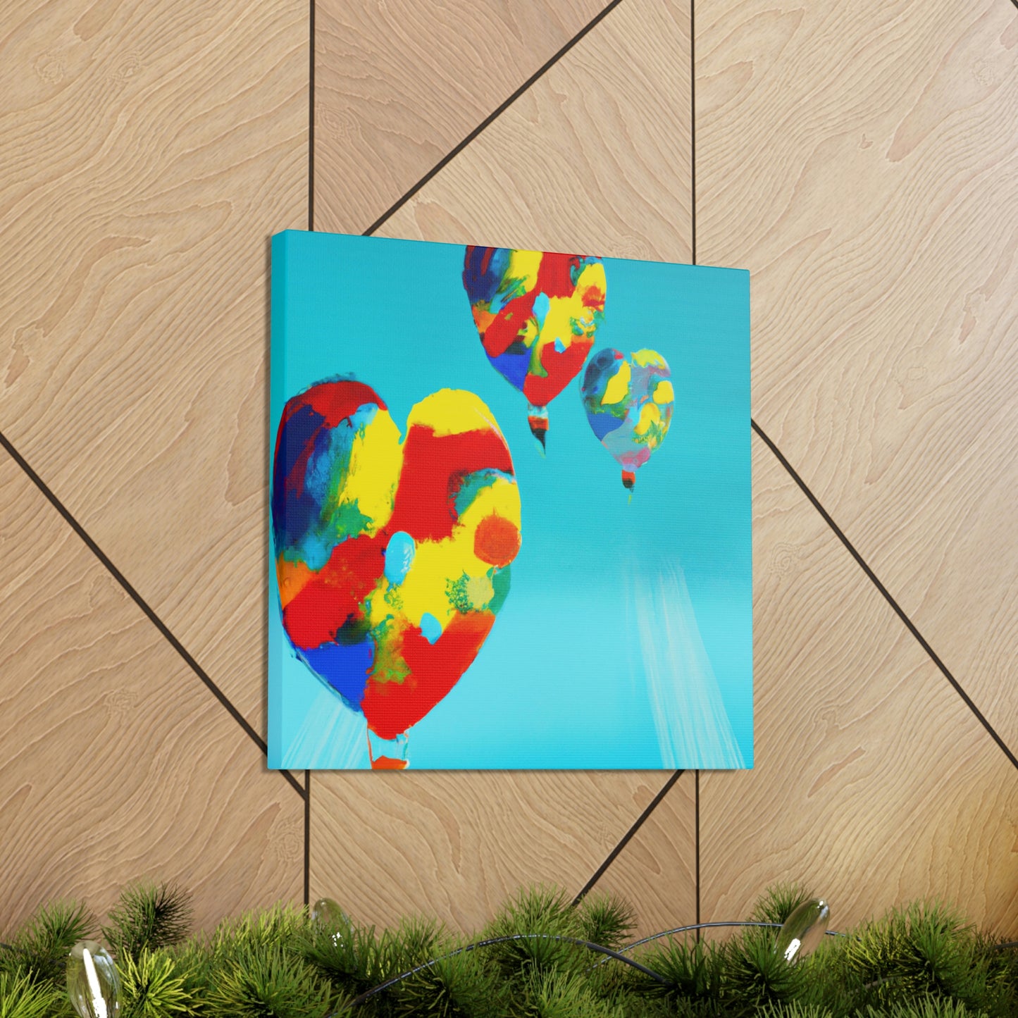 "Skyward Flight of Balloons" - Canvas