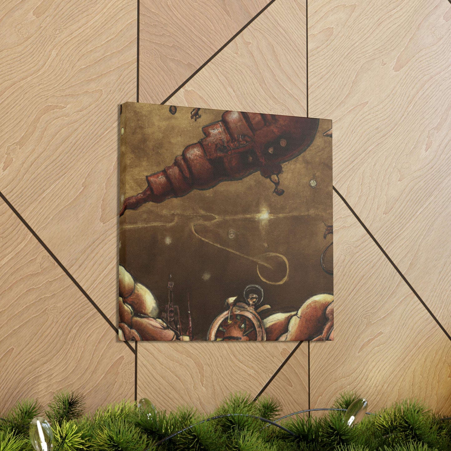 Meteor in Steampunk - Canvas