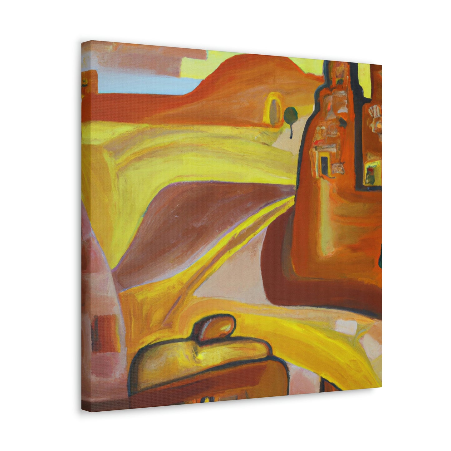 Desert in Expressionism - Canvas