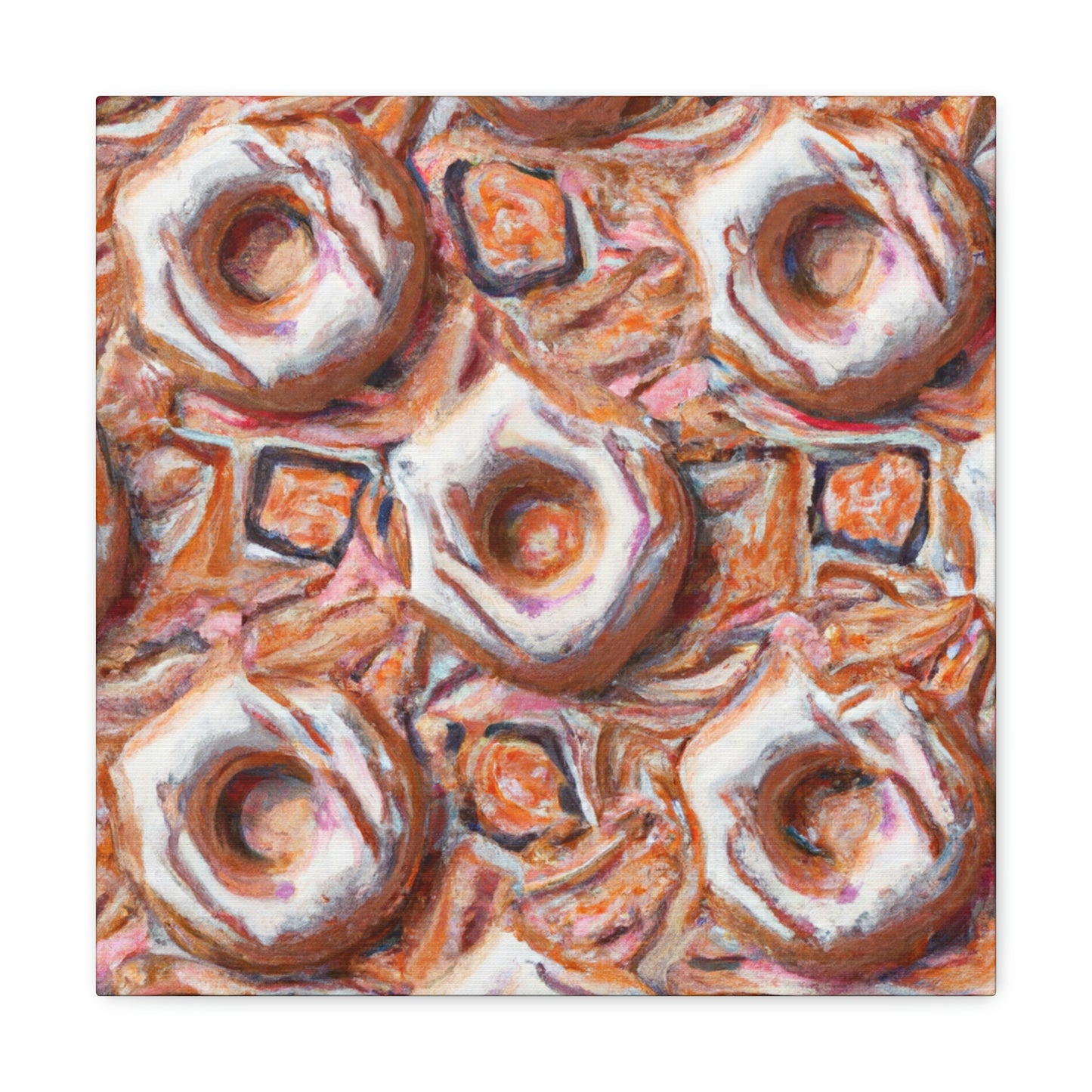 "Sugared Doughnut Delight" - Canvas