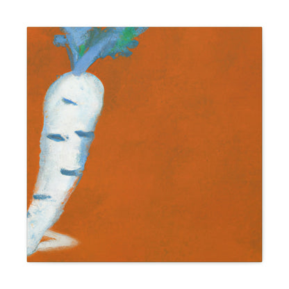 "Carrot: Minimalist Reflection" - Canvas