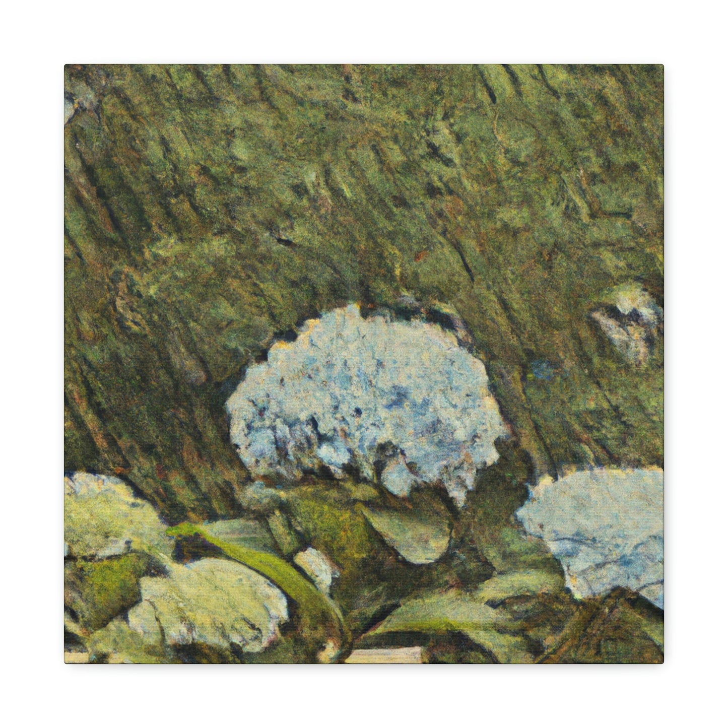 "Hydrangeas in Bloom" - Canvas