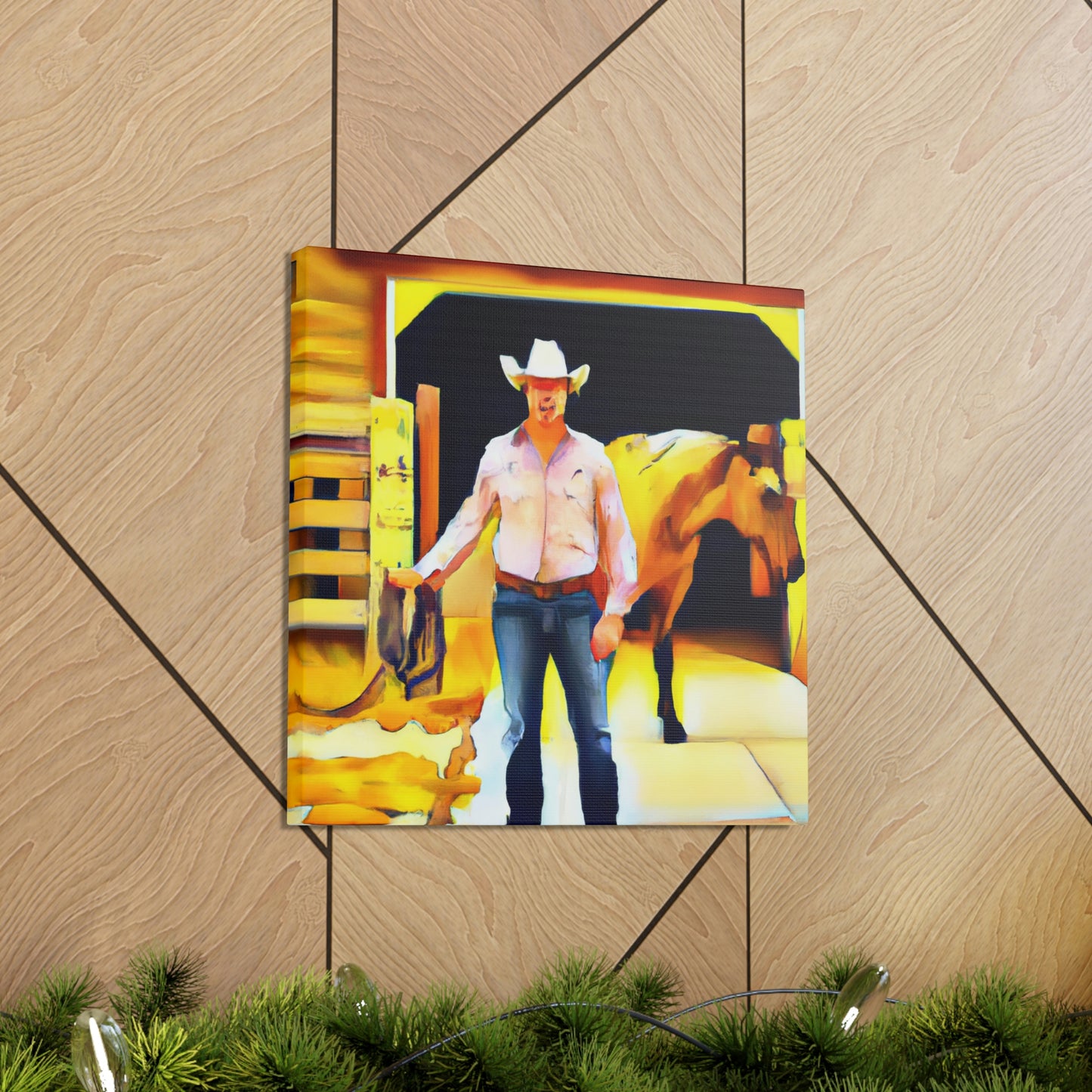 Barnyard Digital Masterpiece - Canvas