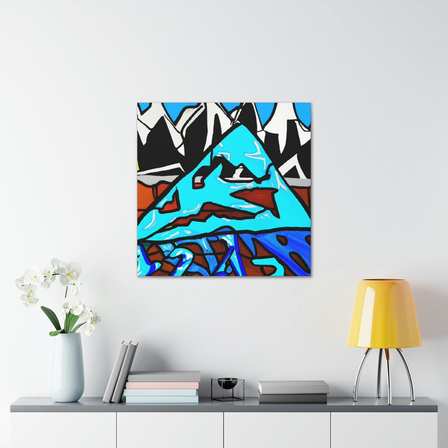 Glacial Majesty Expressed - Canvas