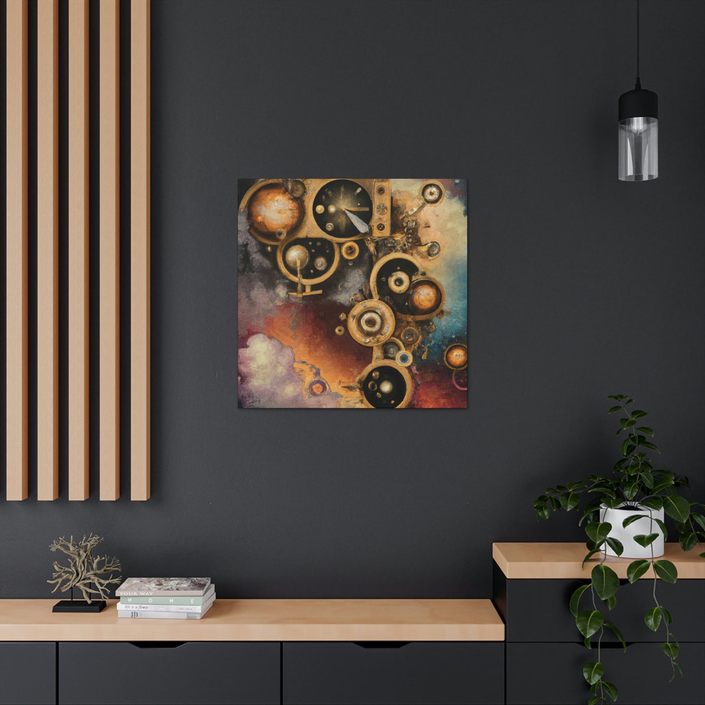 Levitating Nebula Wonders - Canvas